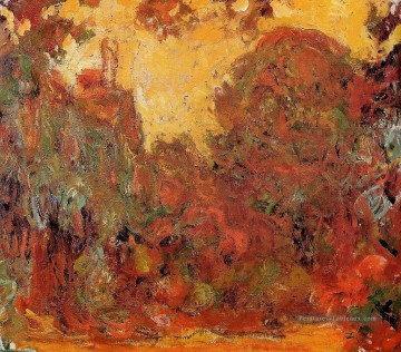  Monet Galerie - La maison vue de la roseraie II Claude Monet